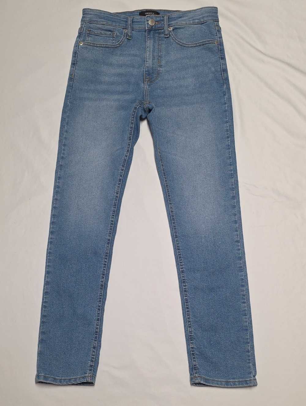 Forever 21 Men's Light Blue Skinny Jeans